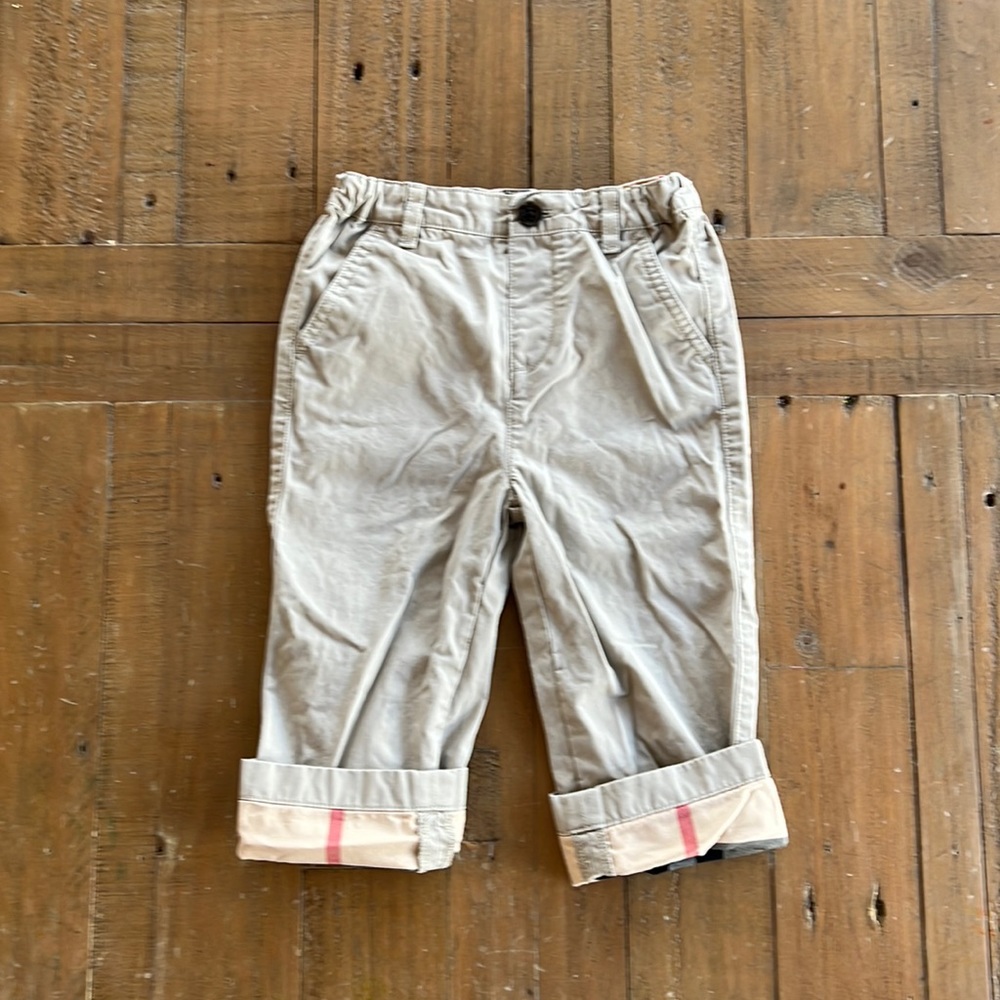 Burberry childrens khaki pants